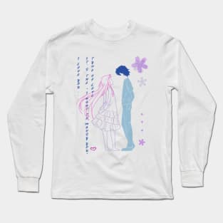 Ano Hana Letter Long Sleeve T-Shirt